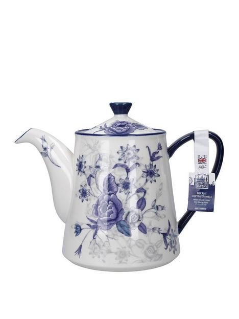 maxwell-williams-blue-rose-4-cup-tea-pot