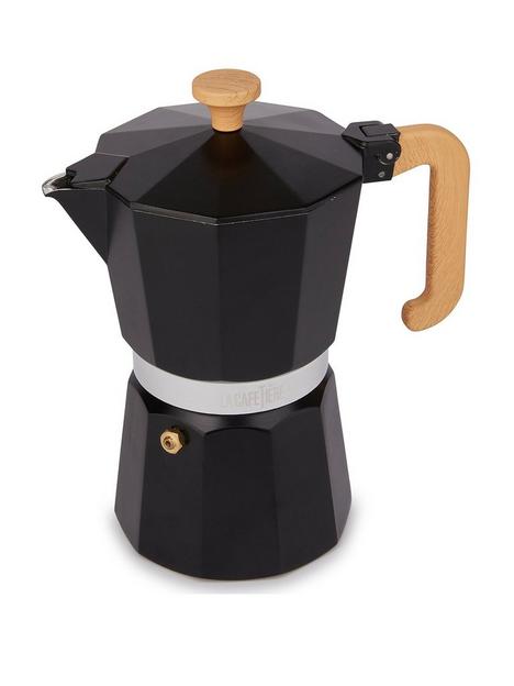 la-cafetiere-6-cup-espresso-maker-with-wooden-handle