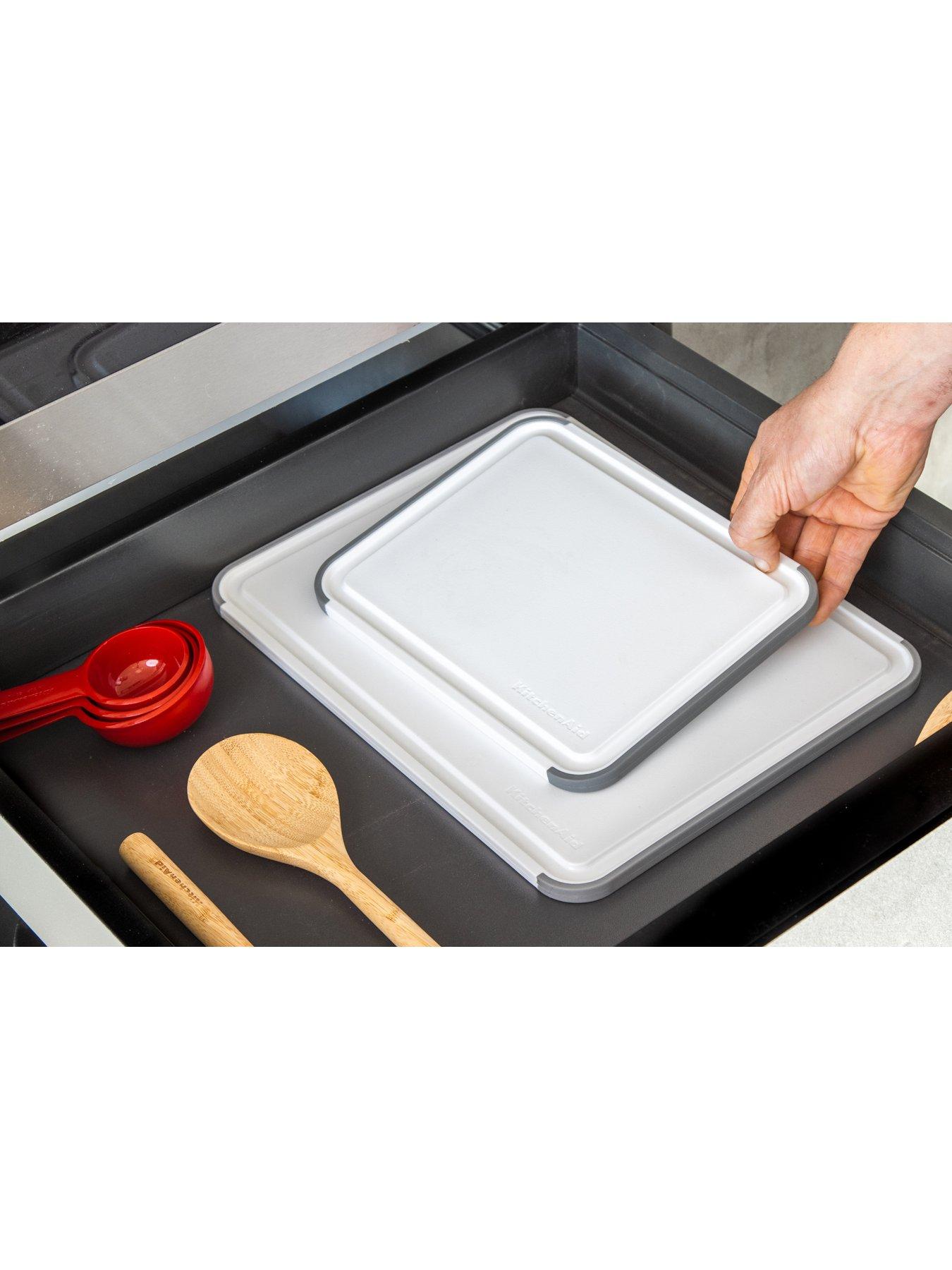 Image 4 of 5 of KitchenAid Classic Non-Slip 2 Piece Chopping Board Set