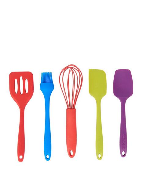 colourworks-silicone-5-piece-mini-utensils-set