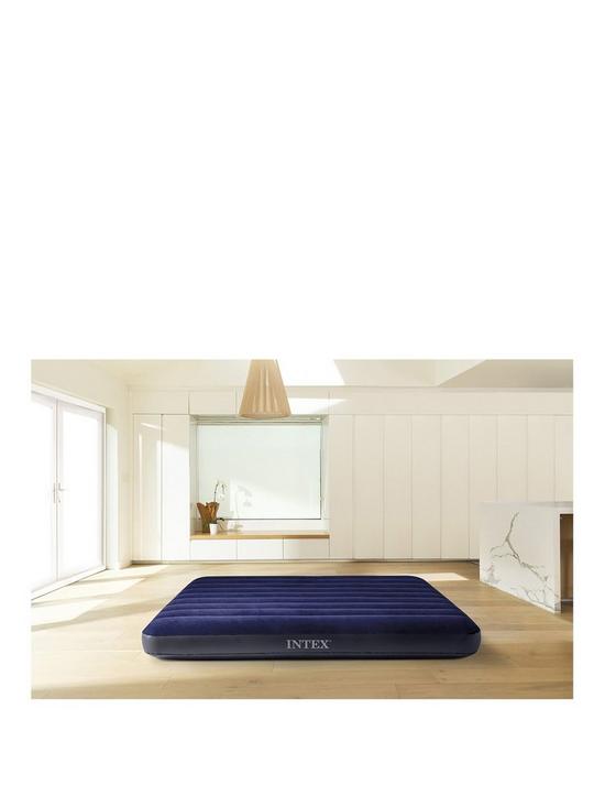 front image of redcliffs-intex-wave-beam-double-inflatable-airbed