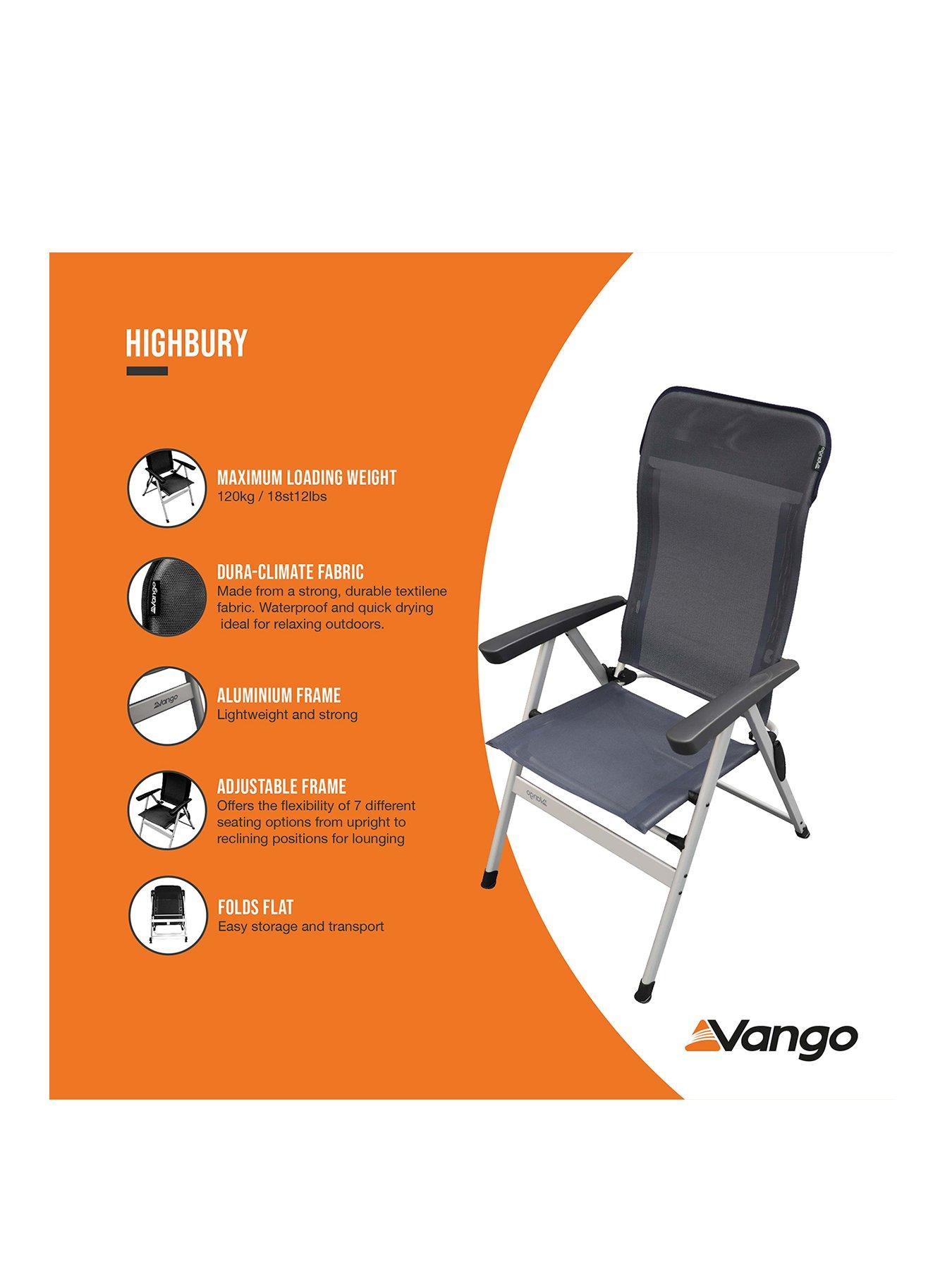 vango orange chair