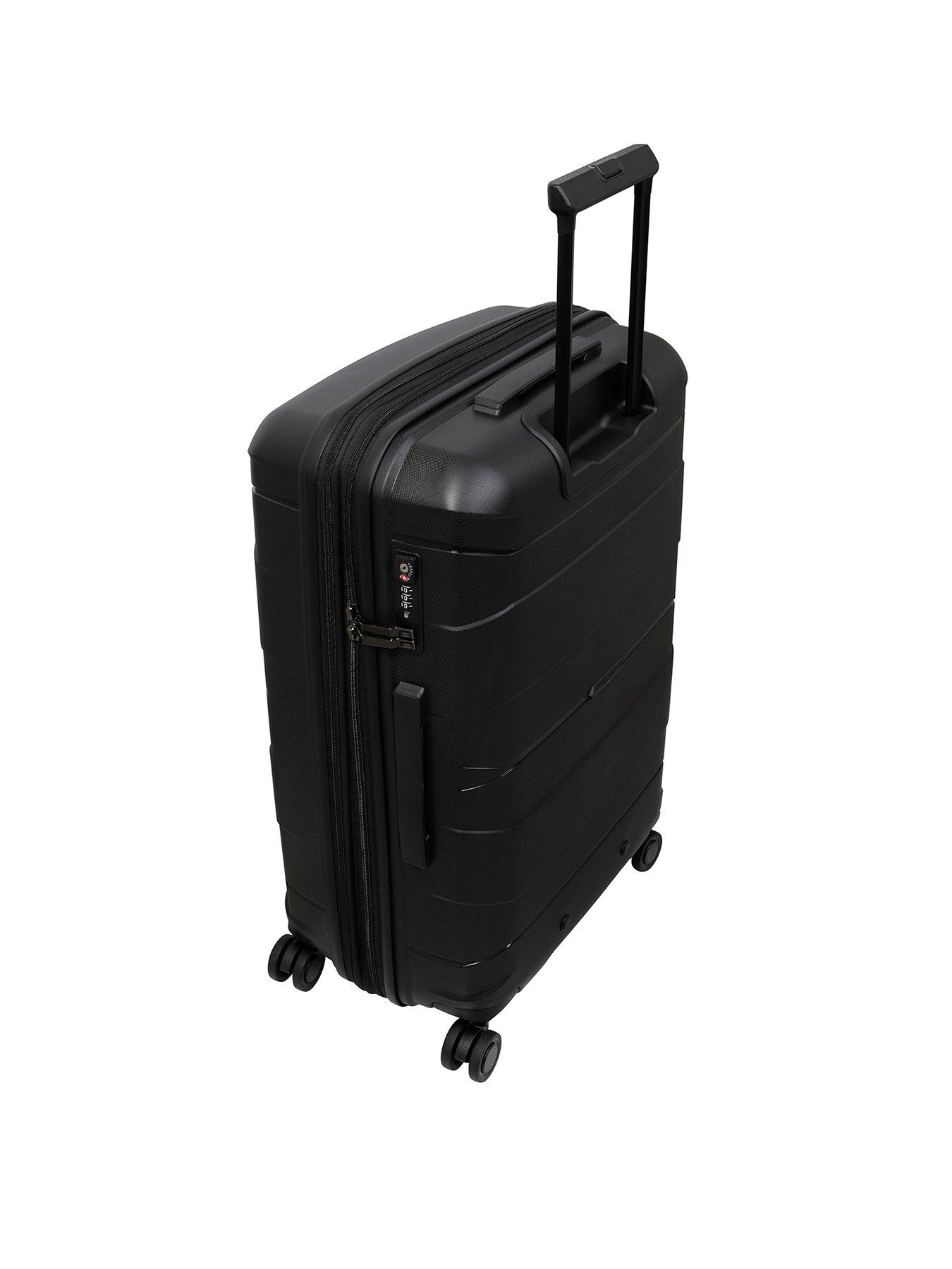 it Luggage Momentous Black Large Expandable Hardshell 8 Wheel Spinner ...