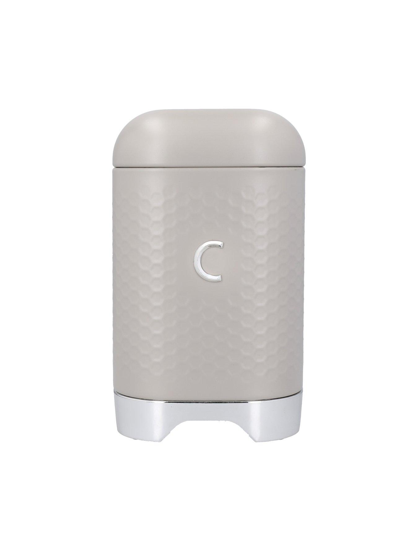 Image 4 of 6 of KitchenCraft Lovello Tea, Coffee and Sugar Storage Canisters -&nbsp;Latte&nbsp;