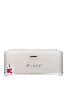 Product photograph of Kitchencraft Lovello Bread Bin - Latte from very.co.uk
