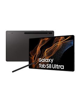samsung galaxy tab s8 ultra 14.6in tablet - 128gb, 5g, graphite