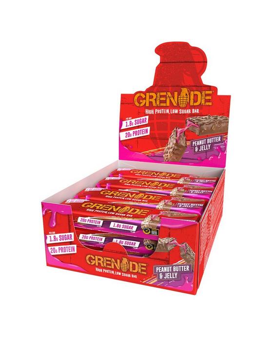 front image of grenade-carb-killa-peanut-butter-amp-jelly-protein-bar-case-of-12-xnbsp60g-bars