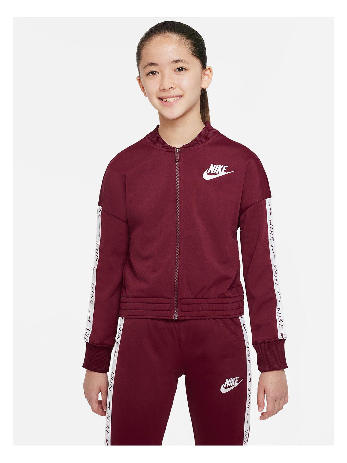 nike womens tracksuit red