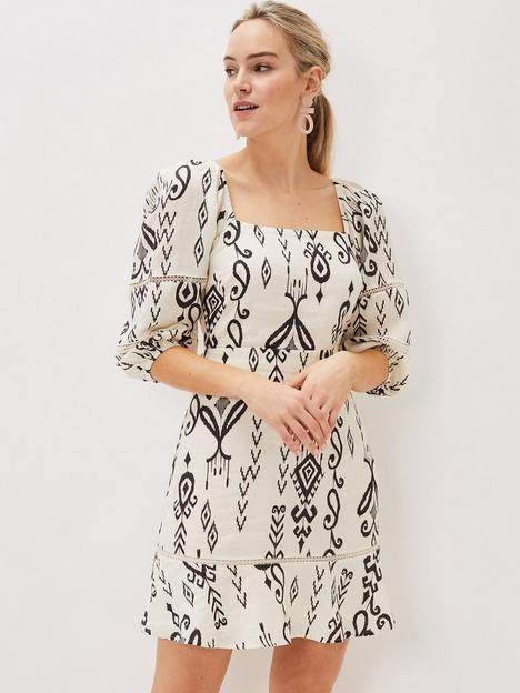 phase-eight-phase-8-ikat-printed-tie-back-dress
