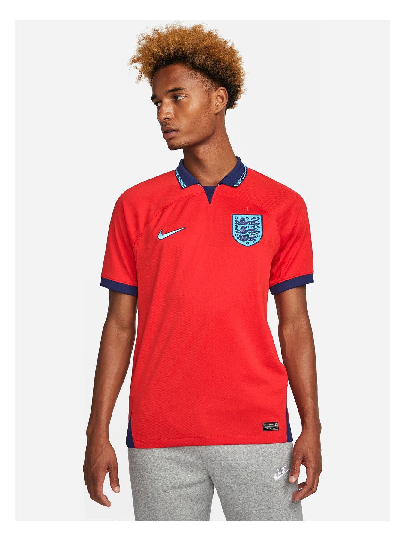 nike red england polo shirt