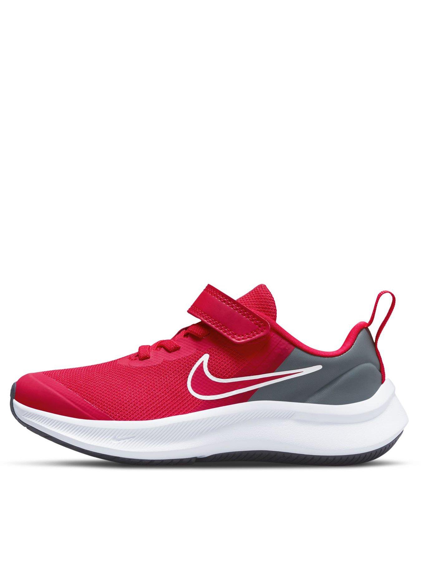 Kids red hot sale nike sneakers