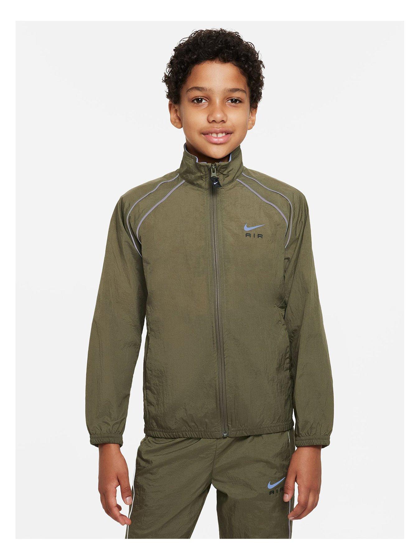 Nike Air Older Unisex Tracksuit - Dark Green | Very.co.uk