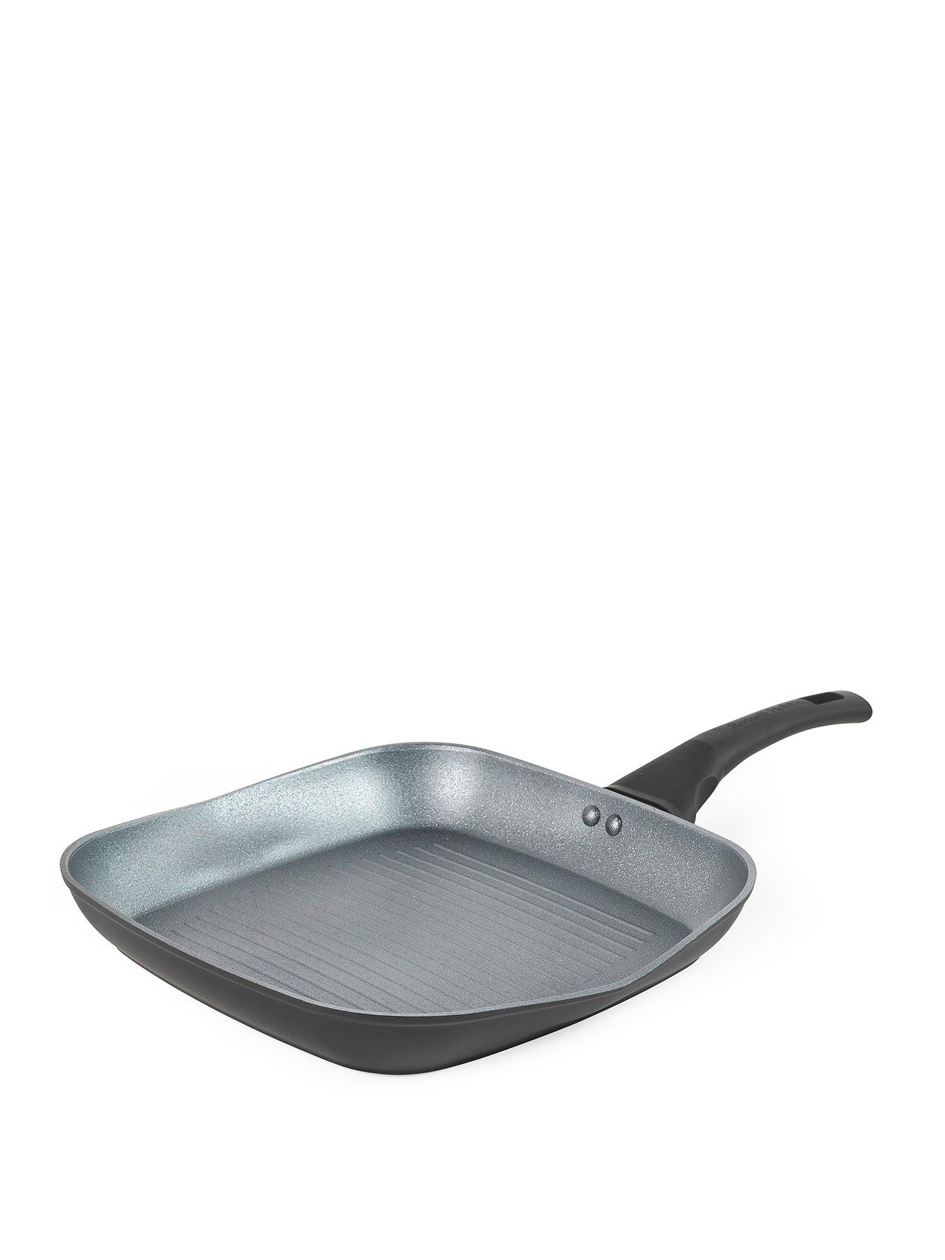 Product photograph of Russell Hobbs Crystaltech Tall Collection Griddle Pan Black from very.co.uk
