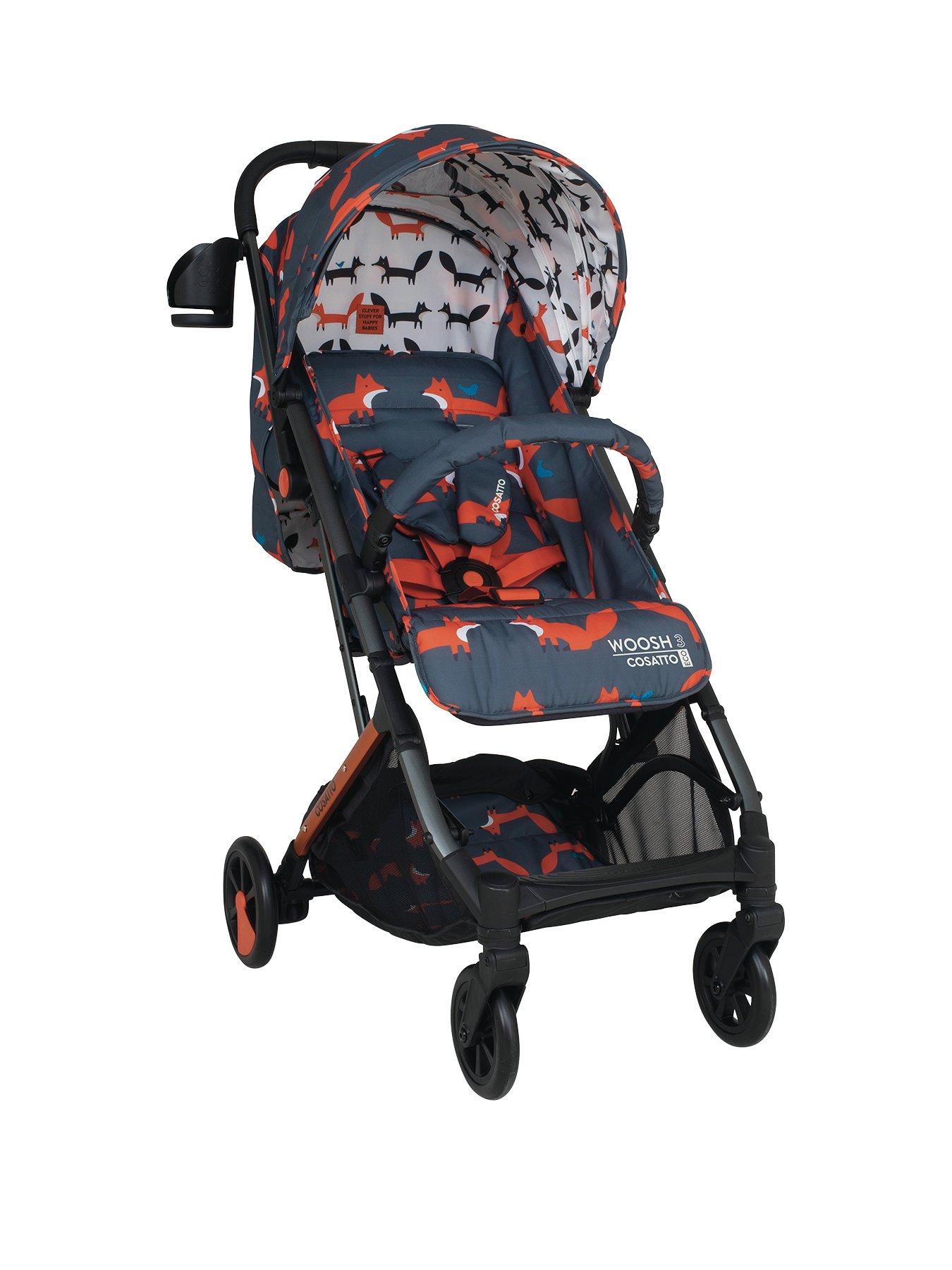 Cosatto Woosh 3 Pushchair Charcoal Mister Fox very