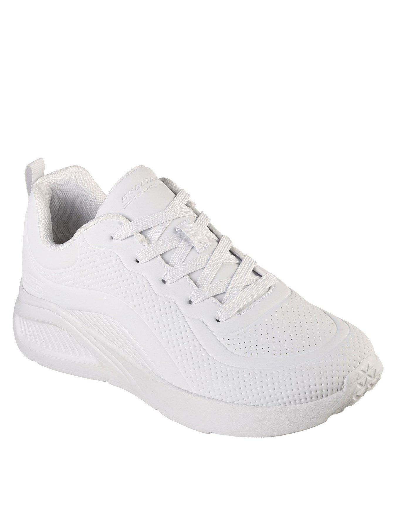 Skechers Bobs Buno How Sweet Trainers - White | very.co.uk