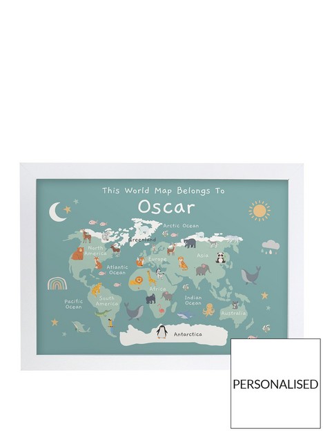 the-personalised-memento-company-personalised-world-map-frame