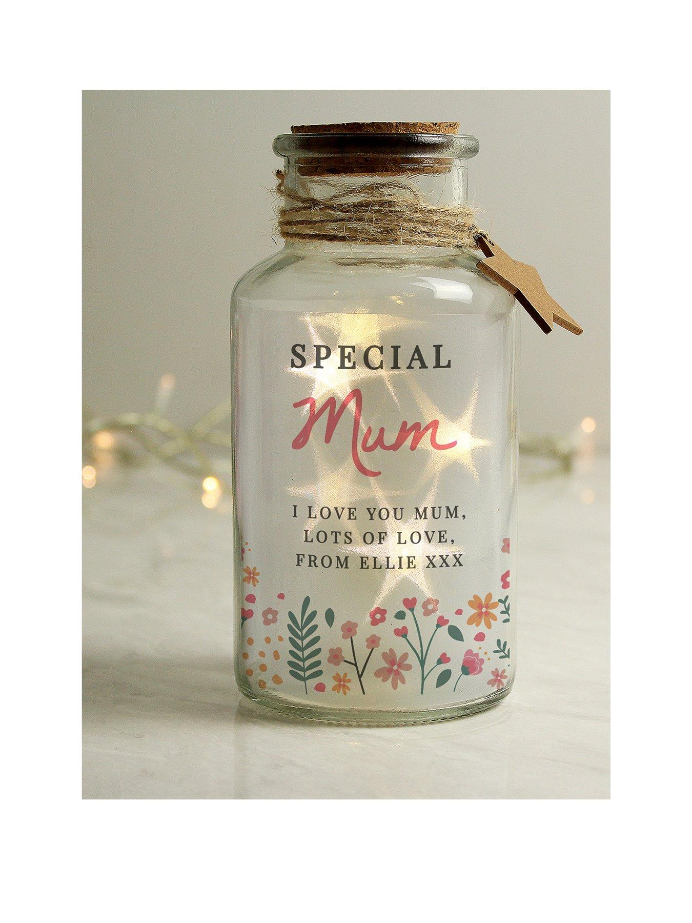 Image 1 of 4 of The Personalised Memento Company Personalised Special Mum Light up Jar