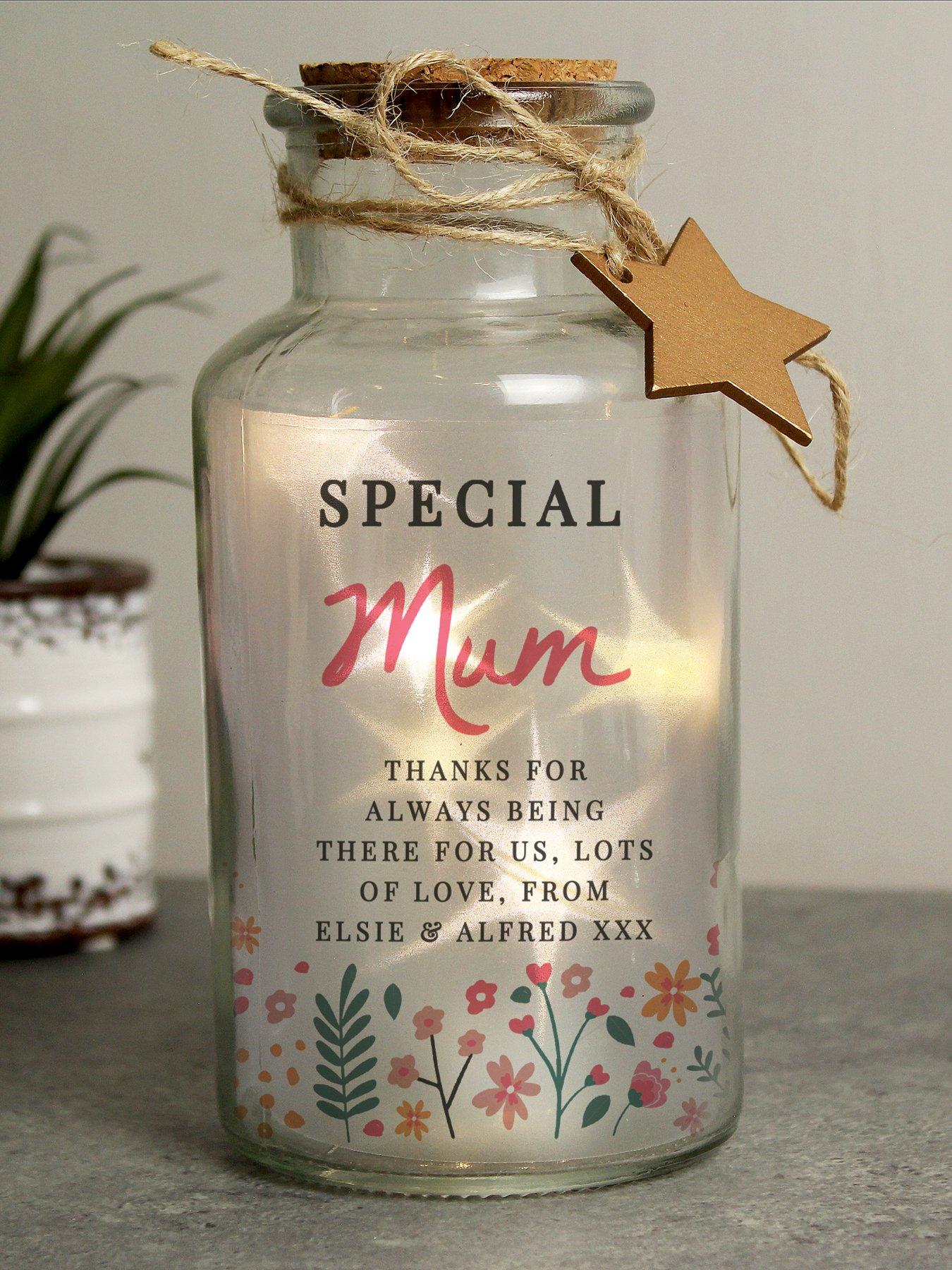 Image 2 of 4 of The Personalised Memento Company Personalised Special Mum Light up Jar