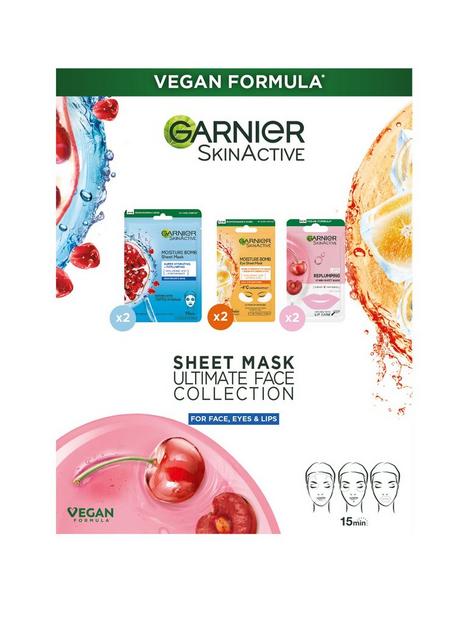 garnier-skinactive-sheet-masks-ultimate-face-collection-set-of-6-lip-face-eye-masks-save-33