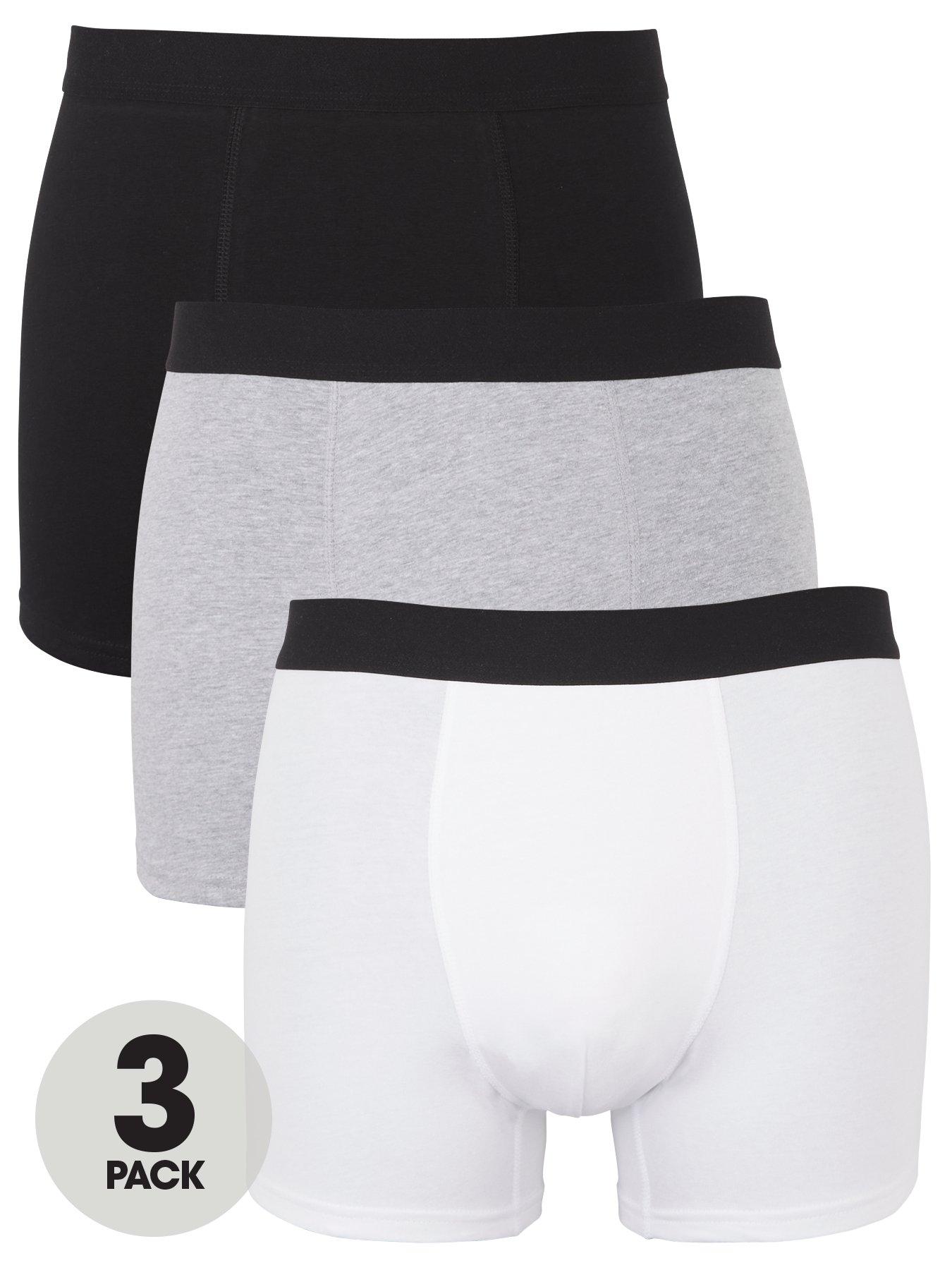 undefined Trunk (3 Pack) - White/Grey/Black