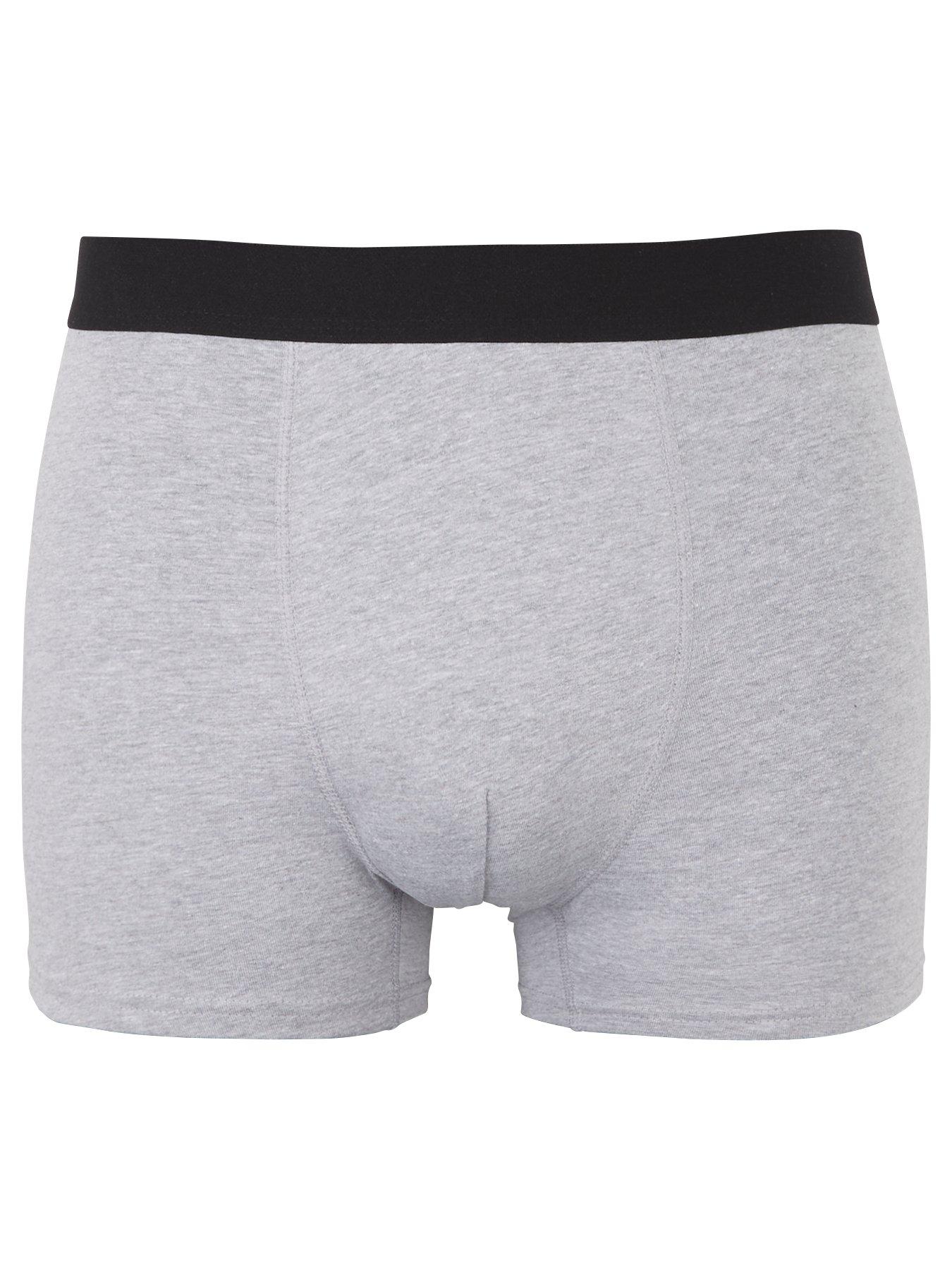 Image 2 of 2 of The Very Collection 3 Pack Cotton Rich Trunk - White/Grey/Black