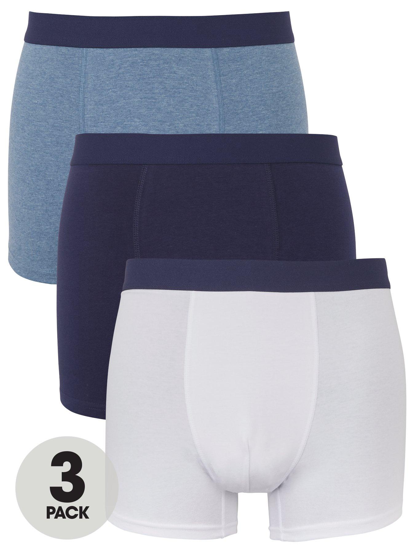 Very Man Trunk (3 Pack) - White/Blue/Navy