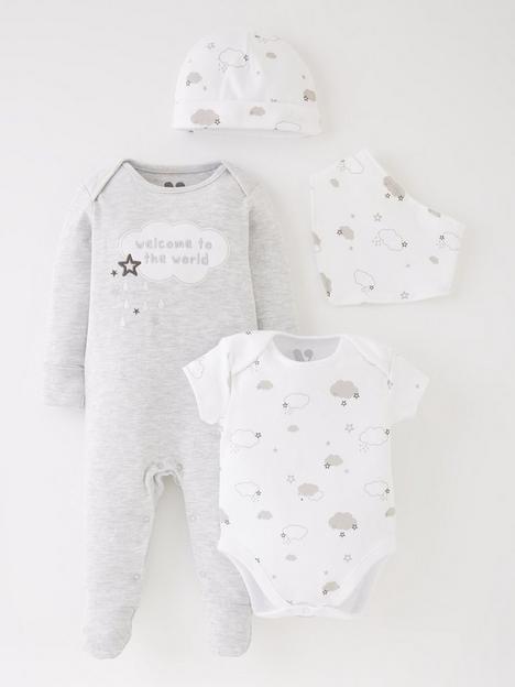 everyday-unisex-4-piece-welcome-to-the-world-set-grey