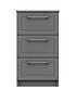  image of pacific-ready-assembled-3-drawer-bedside-chest