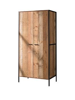 Product photograph of Lpd Furniture Hoxton 2 Door Wardrobe from very.co.uk