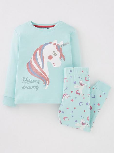 mini-v-by-very-girls-single-unicorn-pyjama-set-aqua