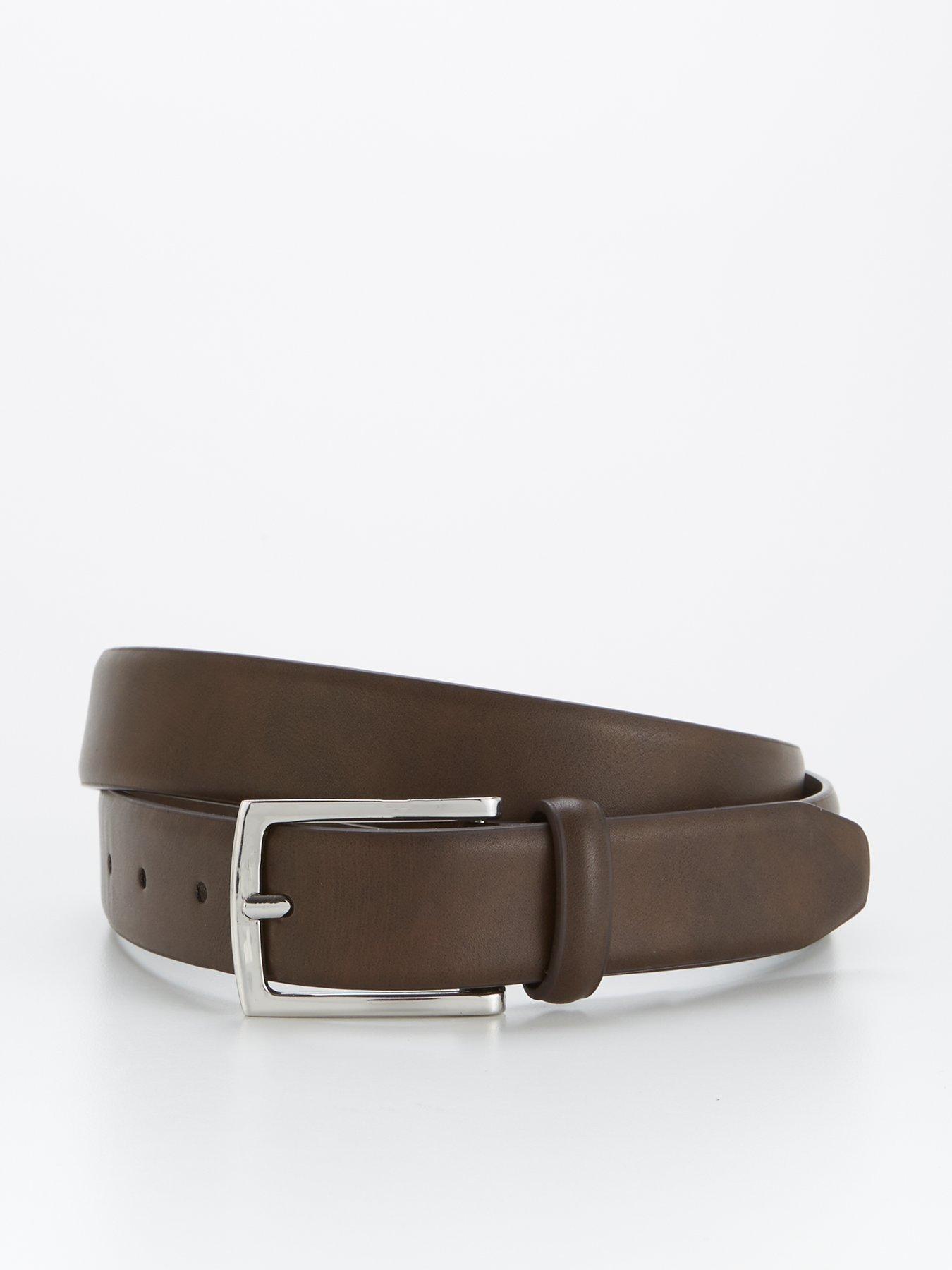 Textured Alphabet R Buckle Classic Belt