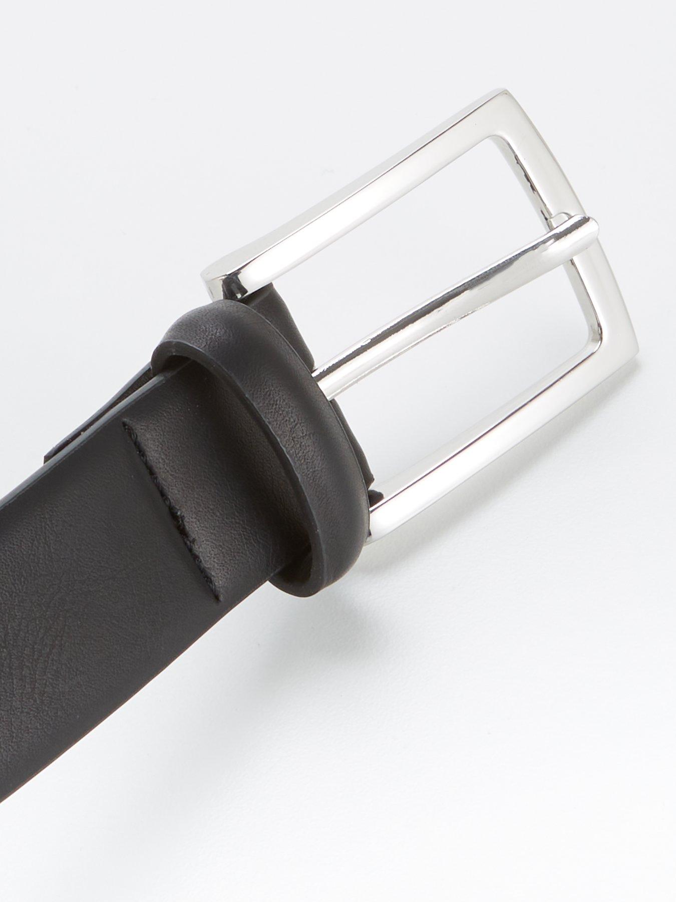 Image 2 of 3 of Very Man Smart Leather Belt&nbsp;- Black