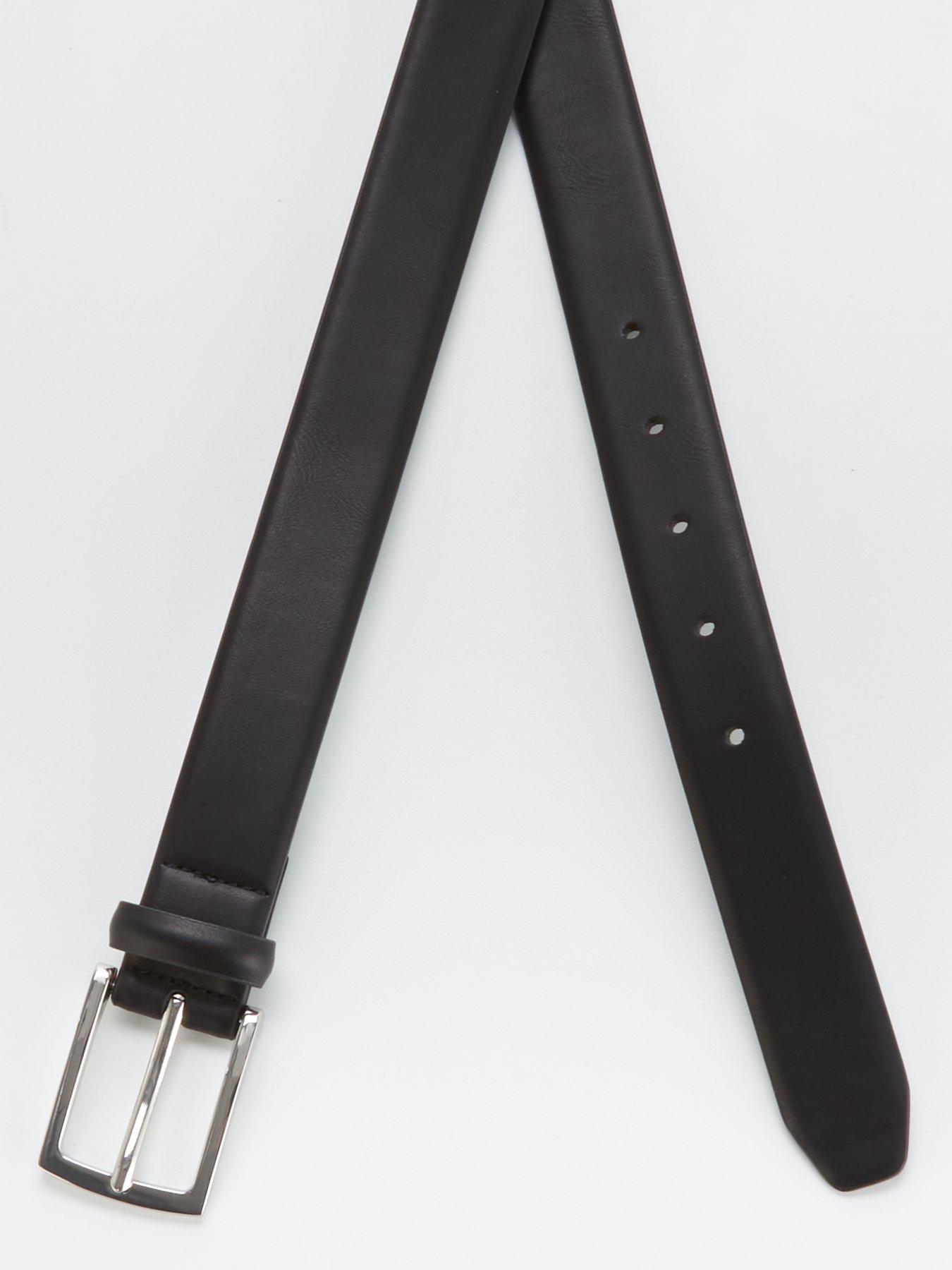 Image 3 of 3 of Very Man Smart Leather Belt&nbsp;- Black
