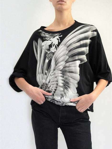 religion-batwing-jersey-top-abstract-wing-print--black