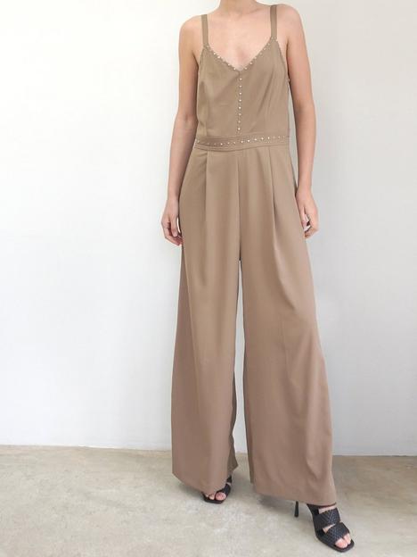 religion-wide-leg-strappy-jumpsuit-with-stud-detailing--camel