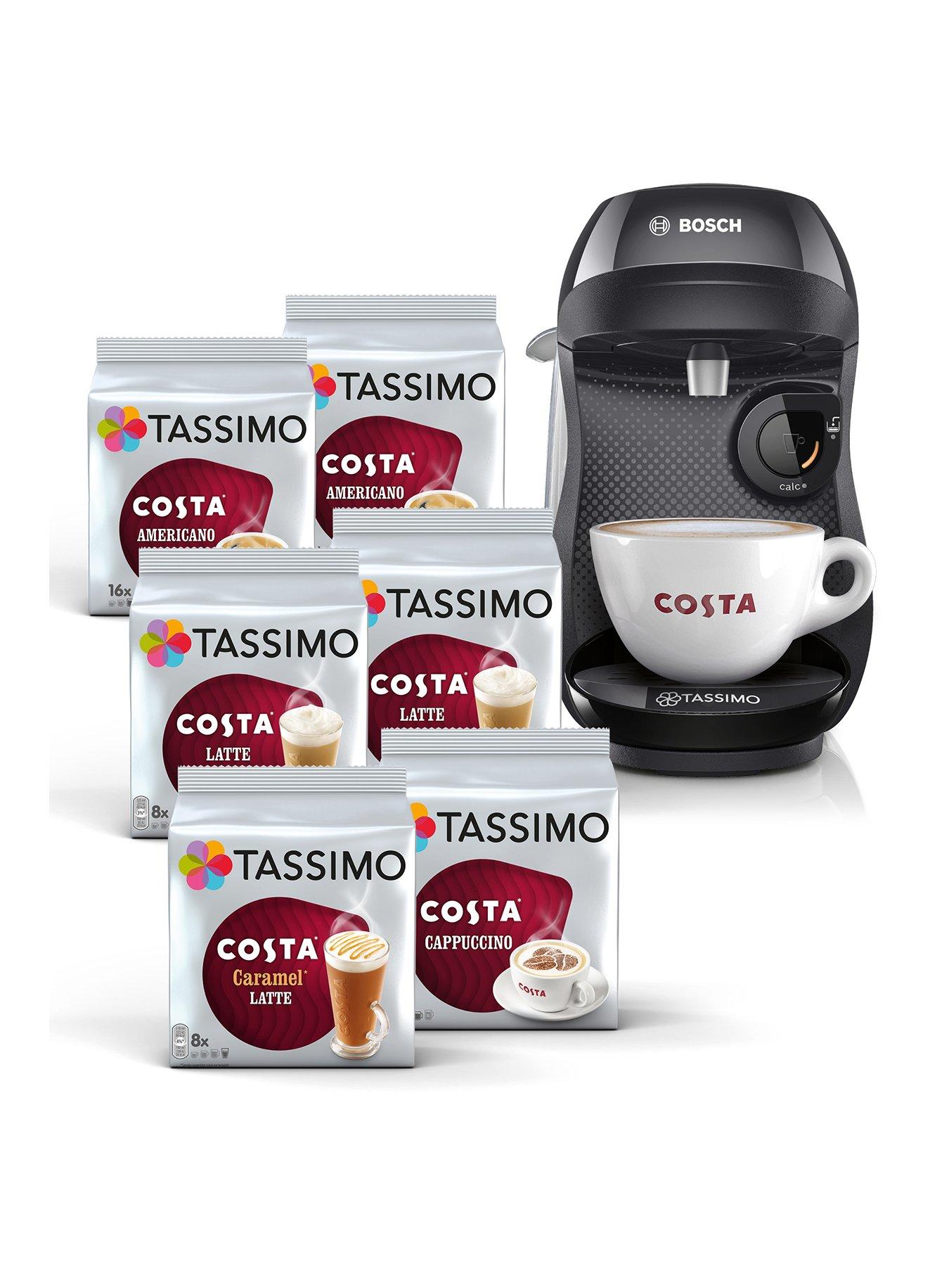 Tassimo Happy Pod Coffee Machine & Costa Coffee Pods Bundle | very.co.uk