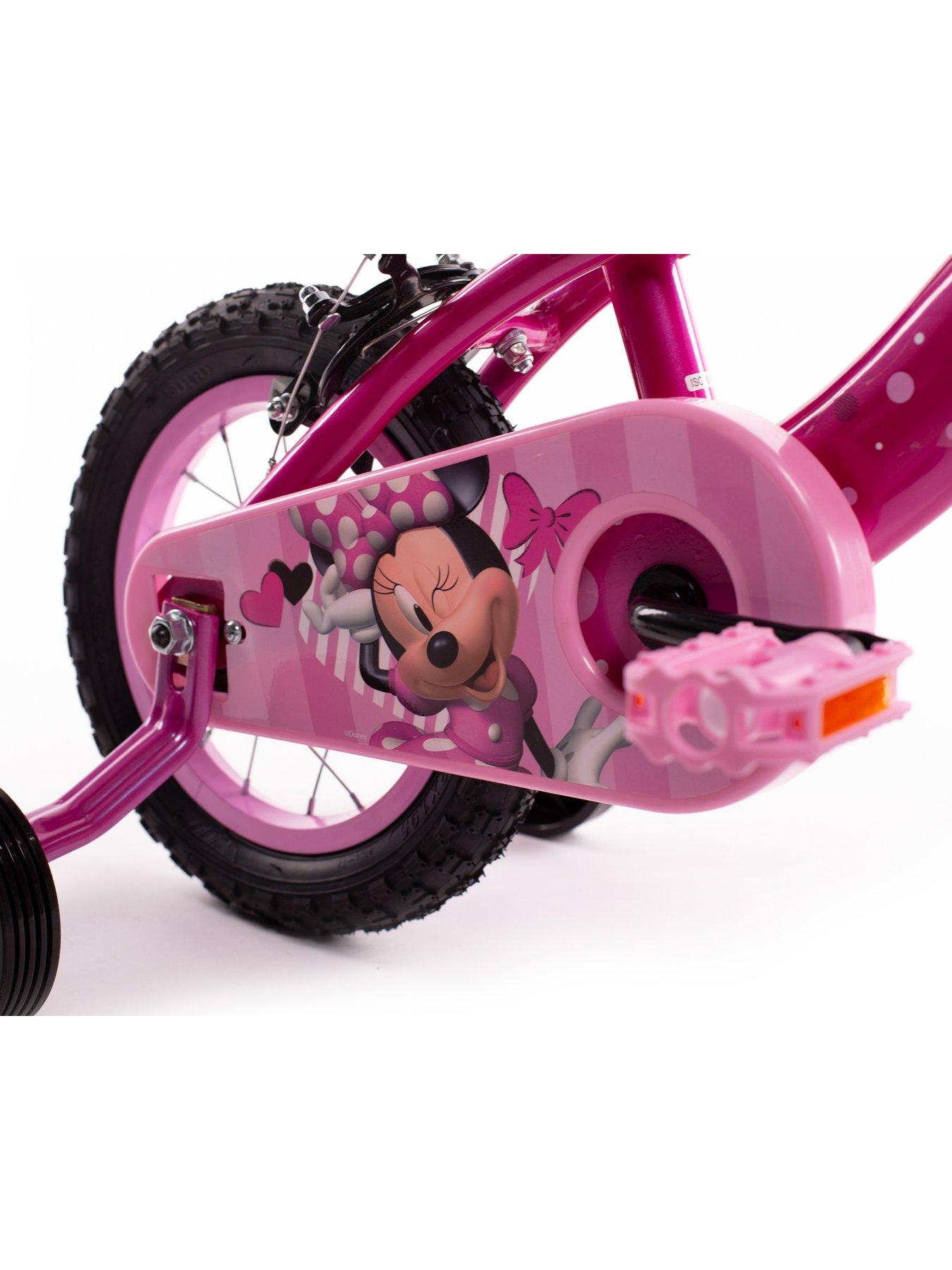 Minnie mouse bike hot sale with training wheels