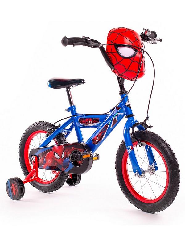 Image 1 of 6 of Spiderman 14 Inch Spiderman Bike