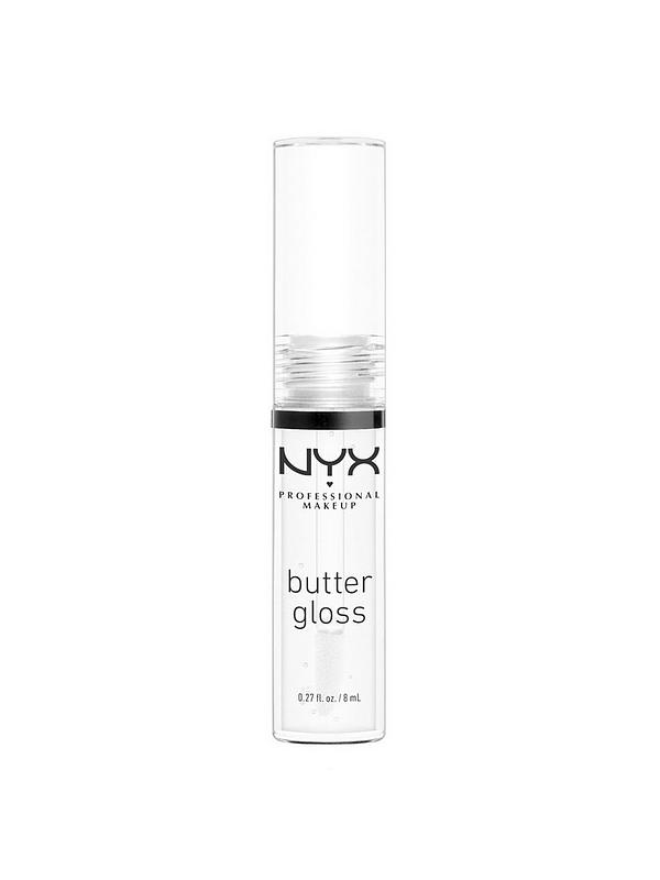 Image 2 of 3 of NYX PROFESSIONAL MAKEUP Non-Sticky, Butter Lip Gloss Clear -&nbsp;8ml
