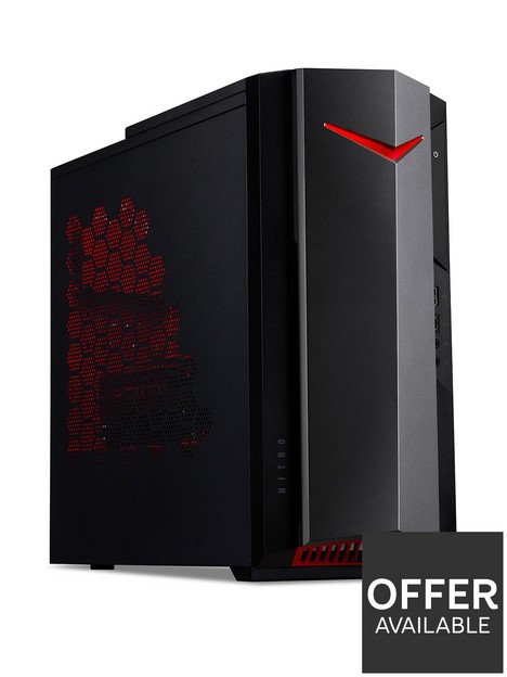 acer-nitro-n50-640-gaming-pc-intel-core-i5-gtx-1660-super-graphicsnbsp8gb-ram-512gb-ssd-amp-1tb-hdd-with-optional-microsoft-365-family-12-months