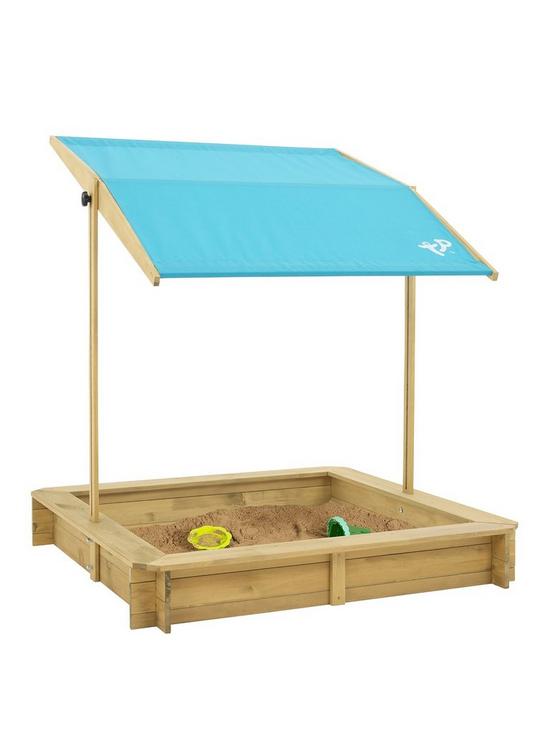 stillFront image of tp-wooden-sandpit-with-sun-canopy