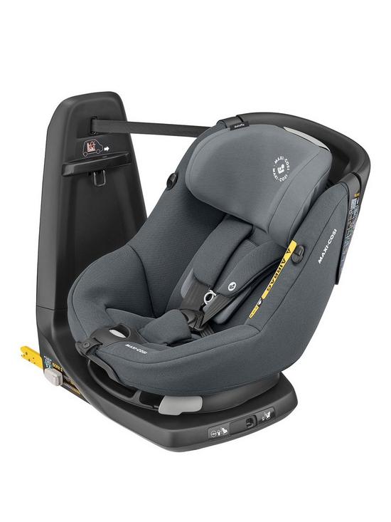 front image of maxi-cosi-axissfix-rotating-car-seat-i-size-4-months-4-years-authentic-graphite