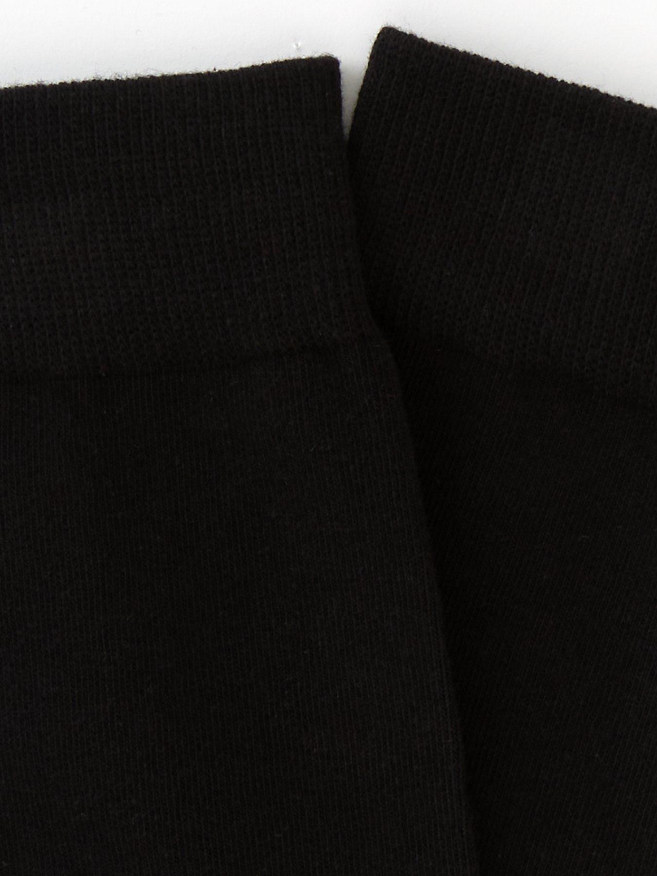 Image 3 of 3 of The Very Collection Mens 7 Pack Cotton-Rich Stretch Crew Socks - Black