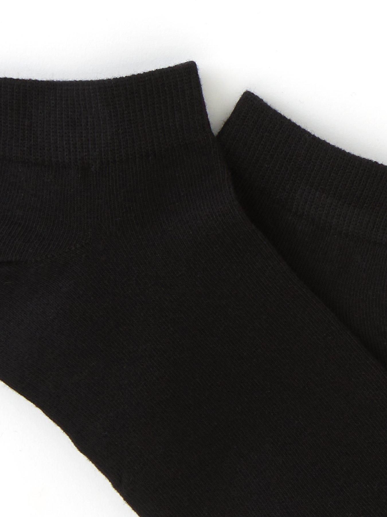 Image 3 of 3 of The Very Collection 5 Pack Cotton Rich Trainer Sock - Black