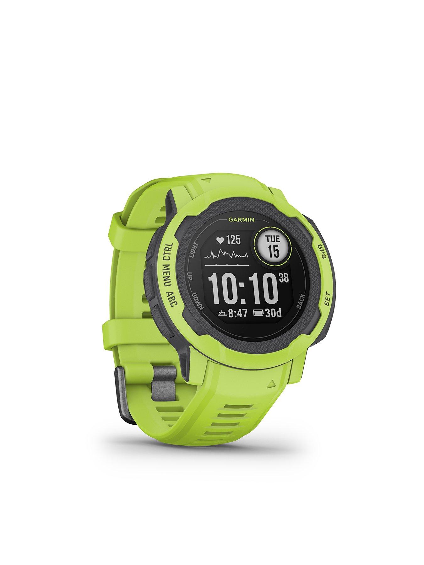 Garmin Instinct 2 Solar/2S Solar Rugged GPS Smartwatch with Solar-Charging  Lens