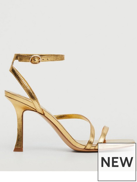 mango-gold-heeled-sandals
