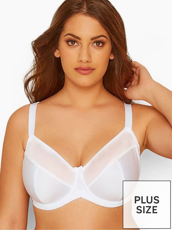 front image of yours-classic-underwired-bra-white