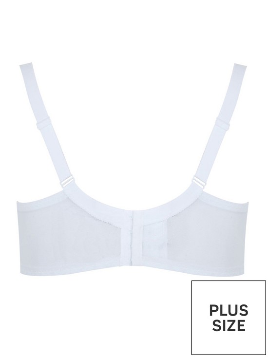 stillFront image of yours-classic-underwired-bra-white
