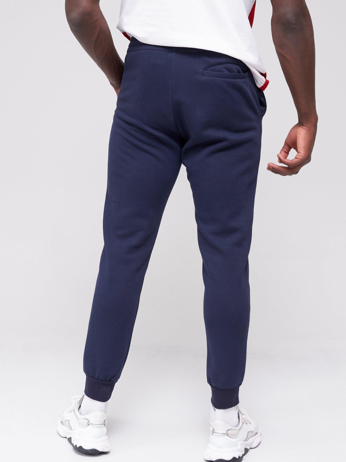 Icon Tapered Fleece Joggers, Dark Navy