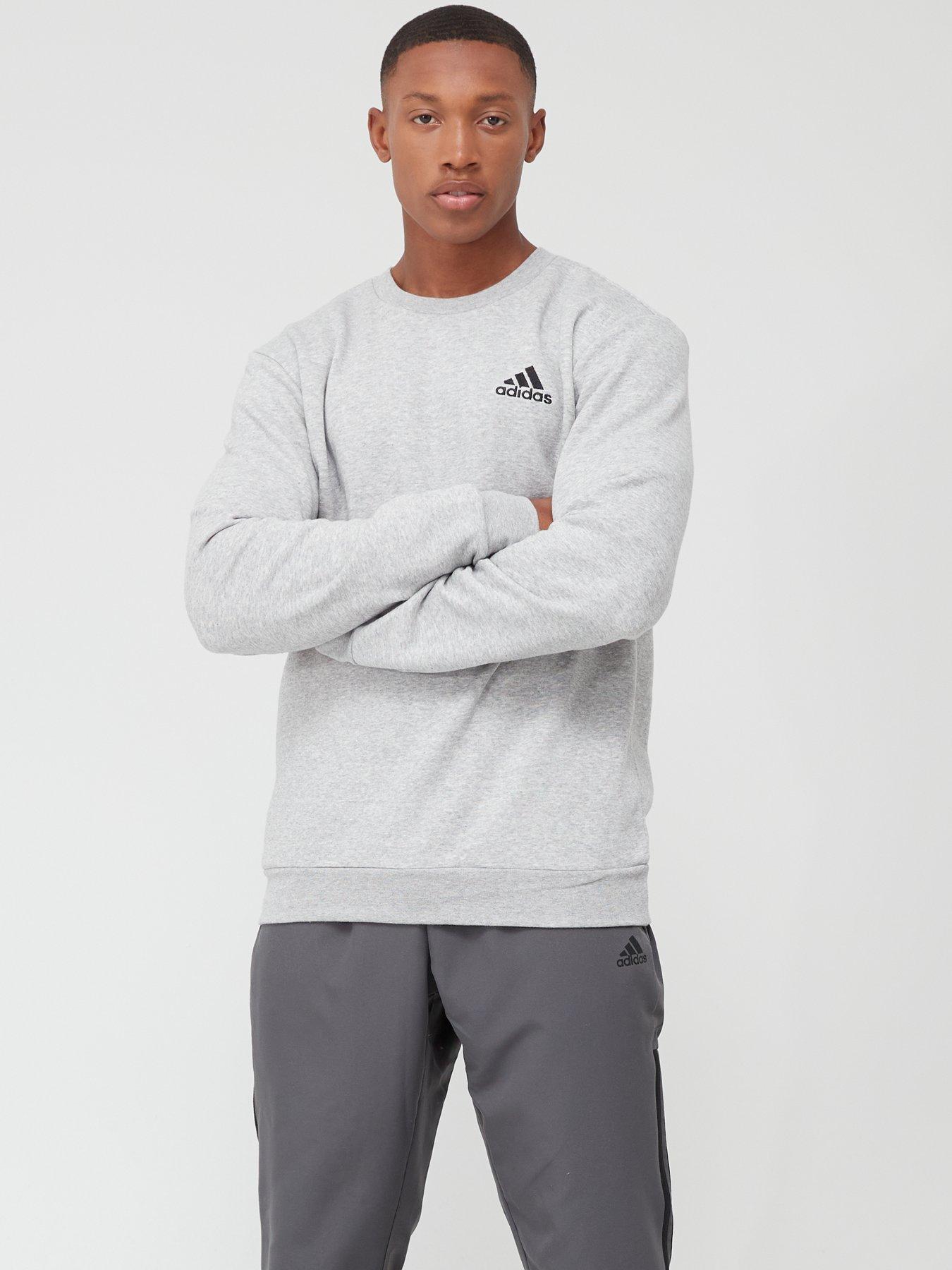 Adidas essential crew neck hot sale sweatshirt